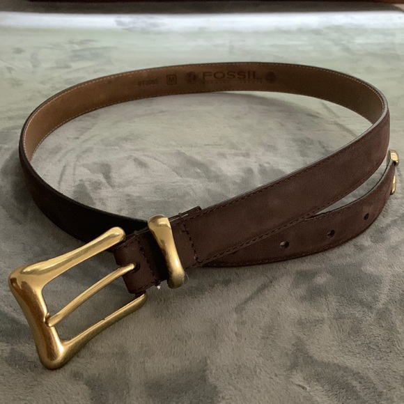 Fossil Accessories - Vintage brown fossil belt medium